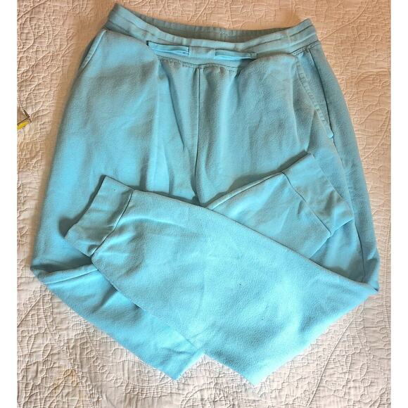 Ultrasoft Fleece Sweatpants Tek Gear Womens Large Light Blue Cozy Lounge Joggers - Picture 1 of 7